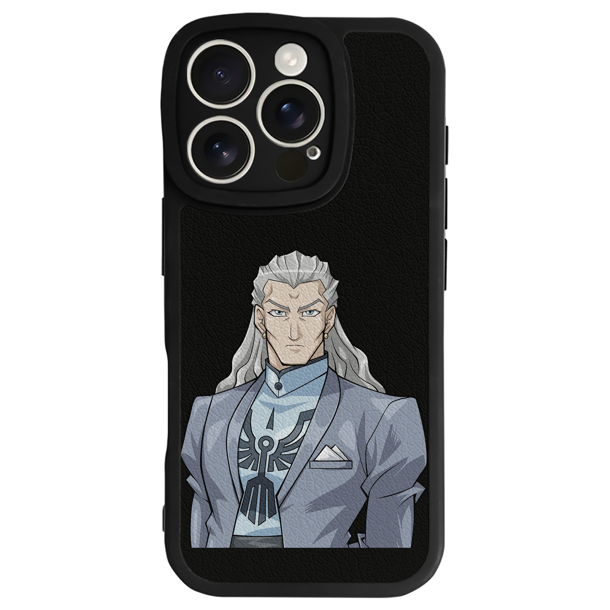 （画像用） 遊☆戯☆王 Yu-Gi-Oh! 【iPhone 16シリーズ対応】シリコンスマホケース（レザー調） 材質：シリコン